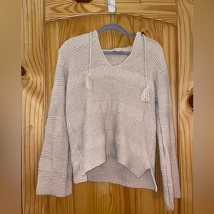 Faherty Cream Poppy Sweater Hoodie